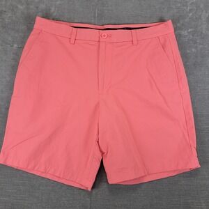 Vineyard Vines Performance Breaker Shorts Mens 34 Pink Coral Stretch Golf